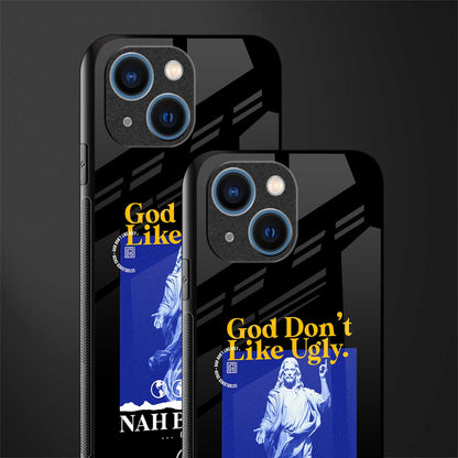 god don't like ugly exclusive glass case for iphone 13 mini image-2
