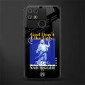 god don't like ugly exclusive back phone cover | glass case for realme narzo 50a