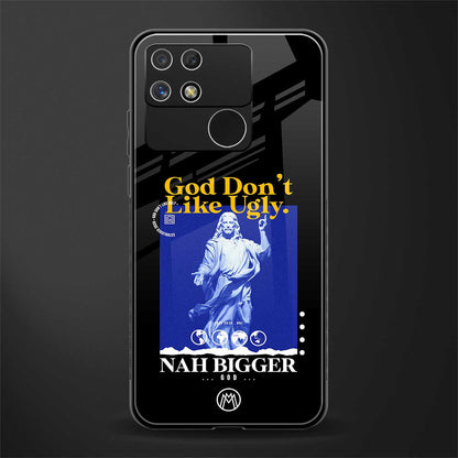 god don't like ugly exclusive back phone cover | glass case for realme narzo 50a
