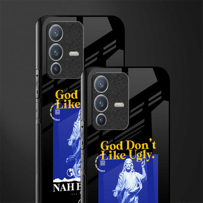 god don't like ugly exclusive glass case for vivo v23 pro 5g image-2