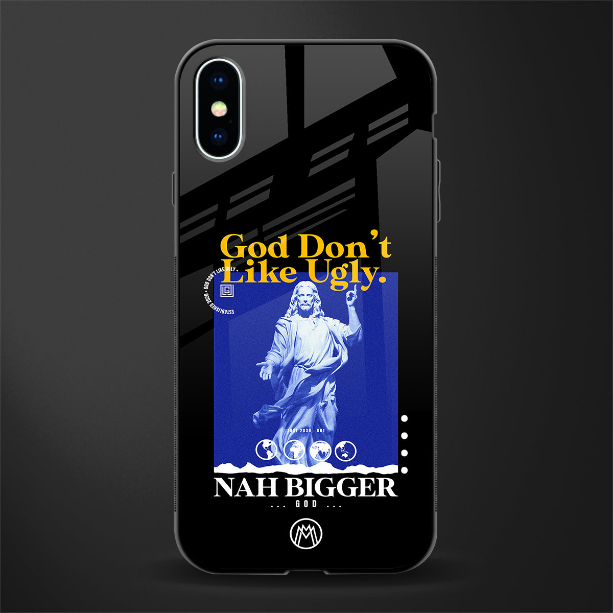god don't like ugly exclusive glass case for iphone xs image