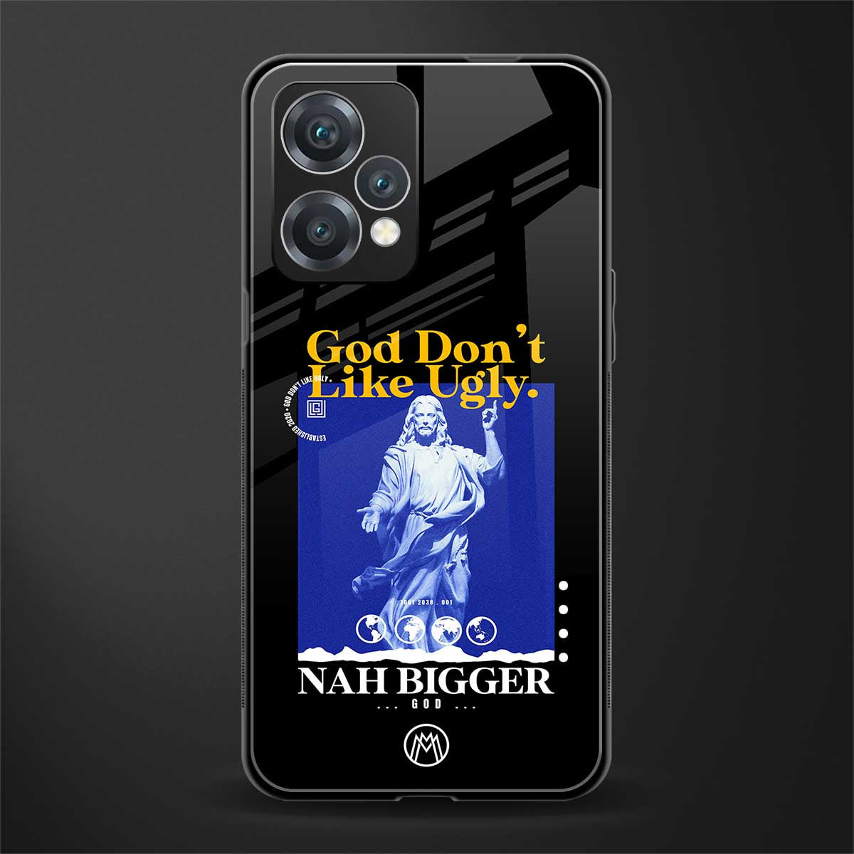 god don't like ugly exclusive back phone cover | glass case for oneplus nord ce 2 lite 5g