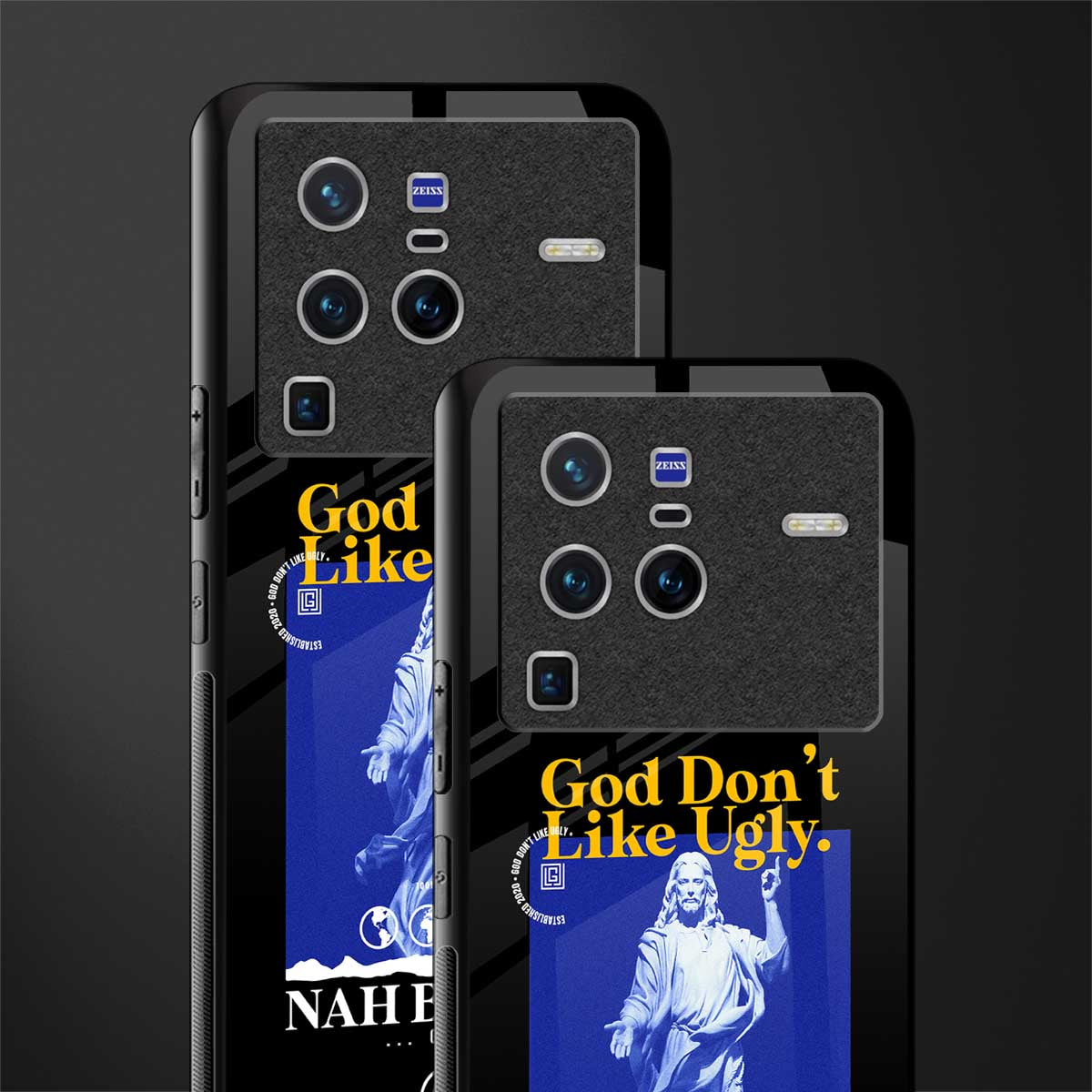 god don't like ugly exclusive glass case for vivo x80 pro 5g image-2