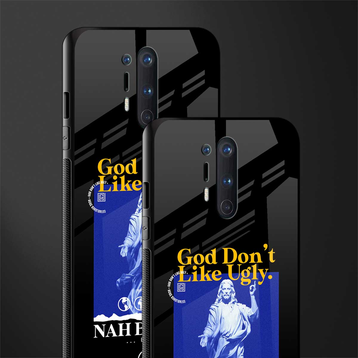 god don't like ugly exclusive glass case for oneplus 8 pro image-2