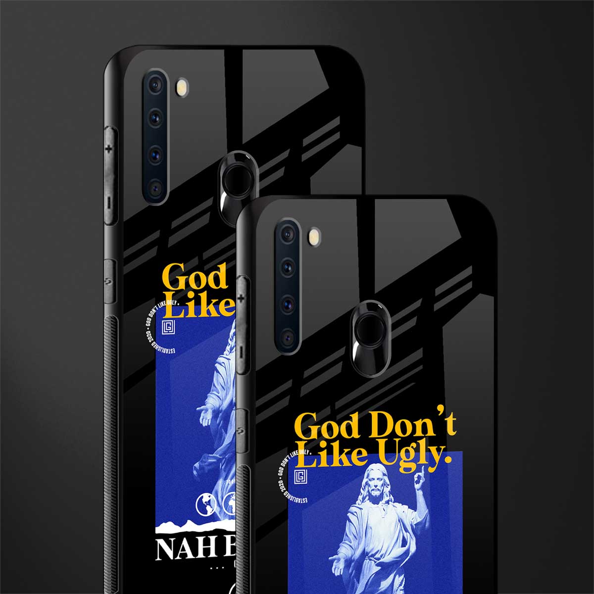 god don't like ugly exclusive glass case for samsung a21 image-2
