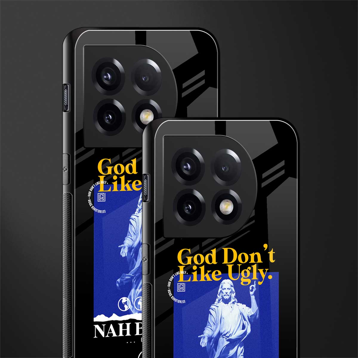 god don't like ugly exclusive back phone cover | glass case for oneplus 11