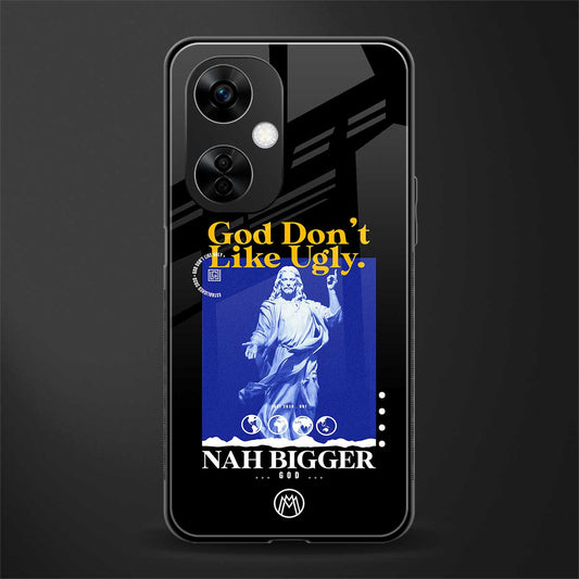 god don't like ugly exclusive back phone cover | glass case for oneplus nord ce 3 lite