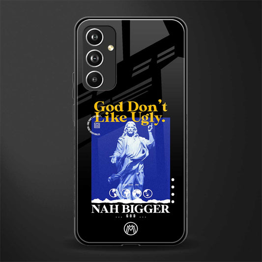 god don't like ugly exclusive back phone cover | glass case for samsung galaxy a54 5g
