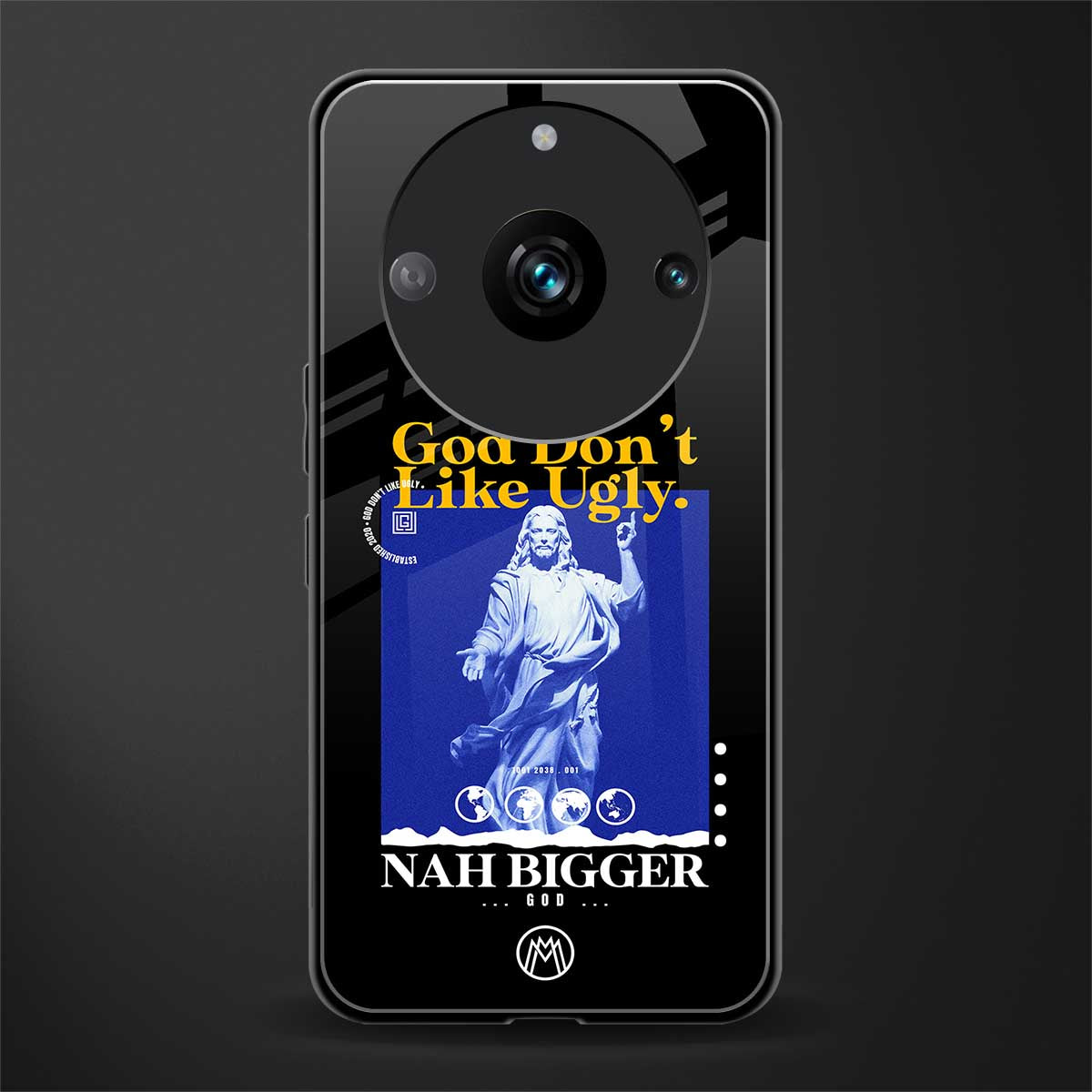 god don't like ugly exclusive back phone cover | glass case for realme 11 pro 5g