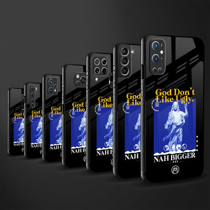 god don't like ugly exclusive back phone cover | glass case for redmi note 11 pro plus 4g/5g