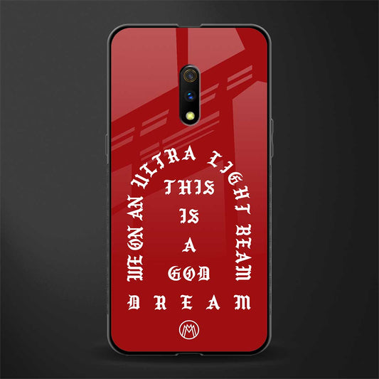 god dream glass case for realme x image