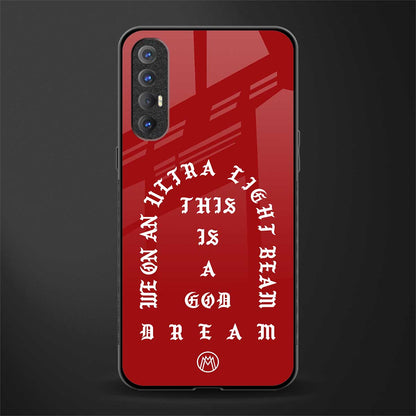 god dream glass case for oppo reno 3 pro image