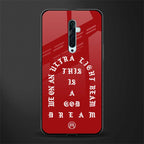 god dream glass case for oppo reno 2f image