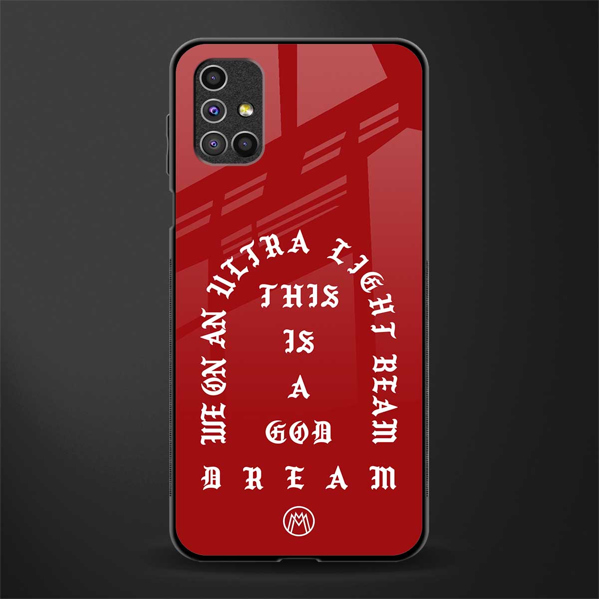 god dream glass case for samsung galaxy m31s image