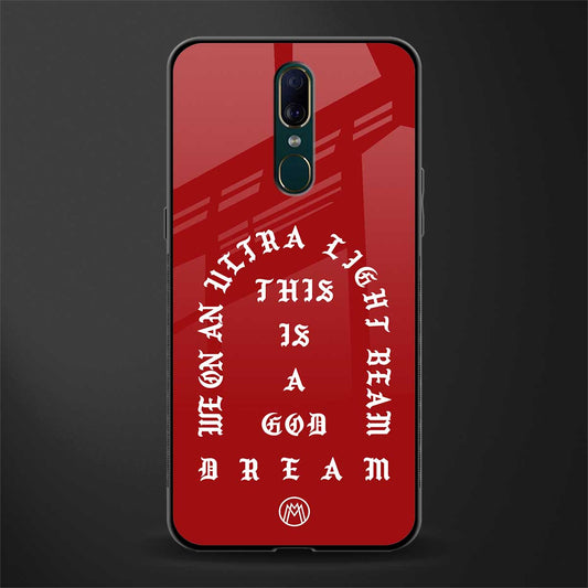 god dream glass case for oppo a9 image