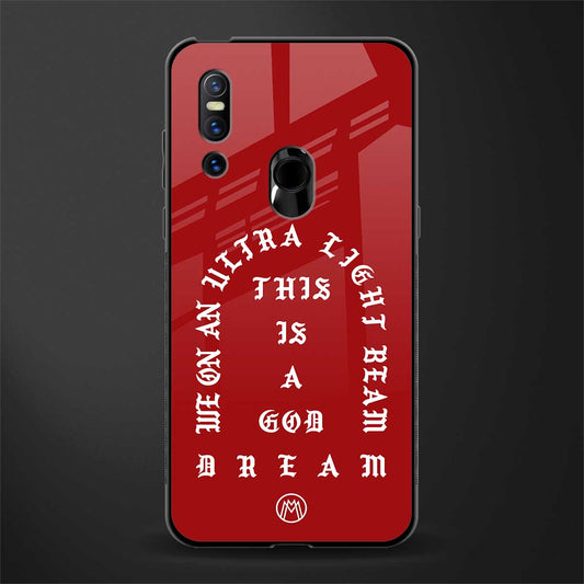 god dream glass case for vivo v15 image