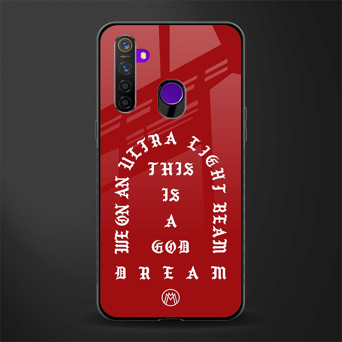 god dream glass case for realme 5 pro image