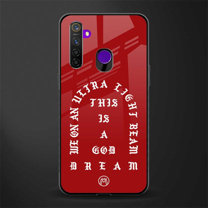 god dream glass case for realme 5 pro image