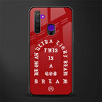 god dream glass case for realme narzo 10 image