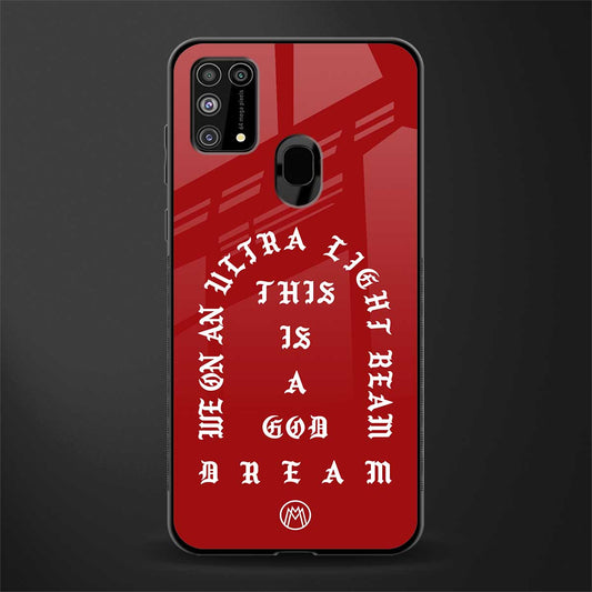 god dream glass case for samsung galaxy m31 prime edition image