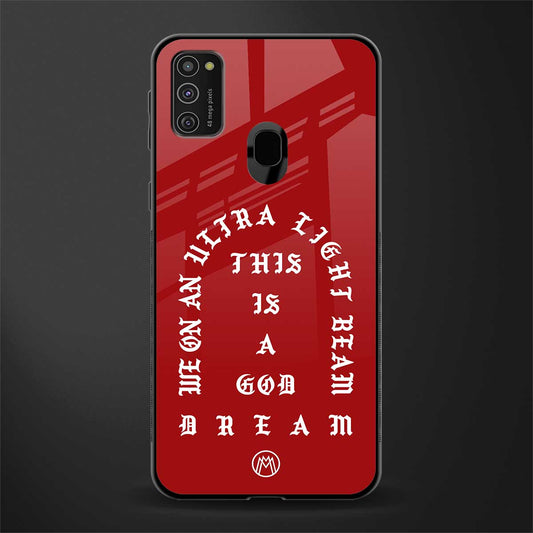 god dream glass case for samsung galaxy m30s image