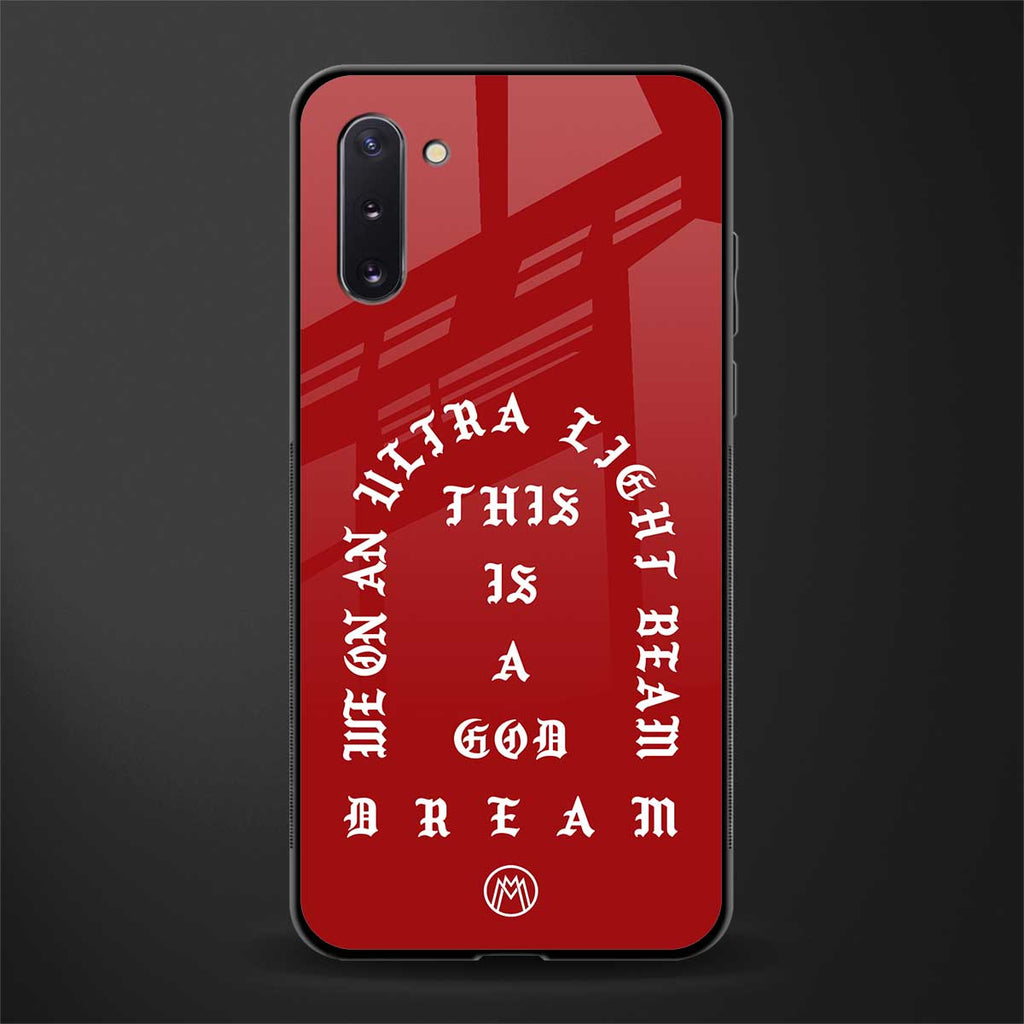god dream glass case for samsung galaxy note 10 image