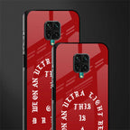 god dream glass case for redmi note 9 pro image-2
