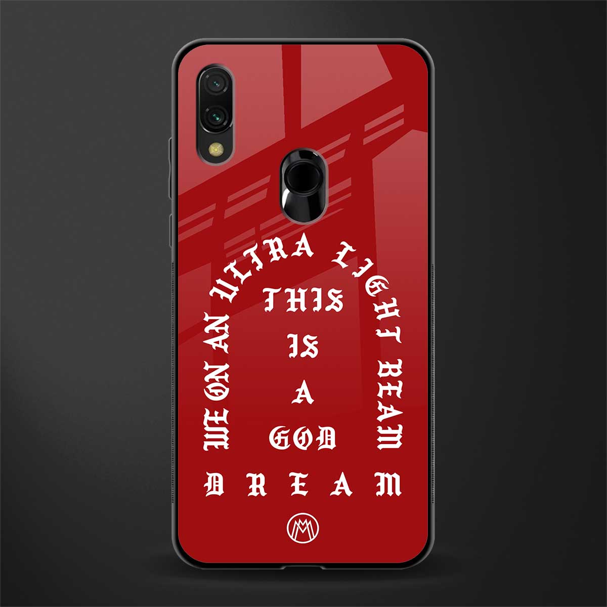 god dream glass case for redmi note 7 image