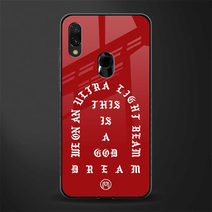 god dream glass case for redmi note 7 image