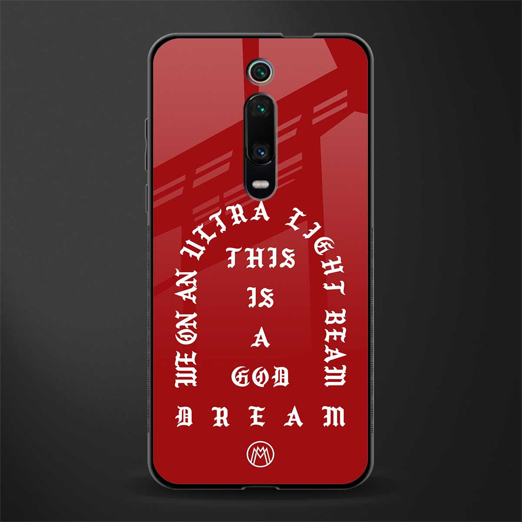 god dream glass case for redmi k20 pro image
