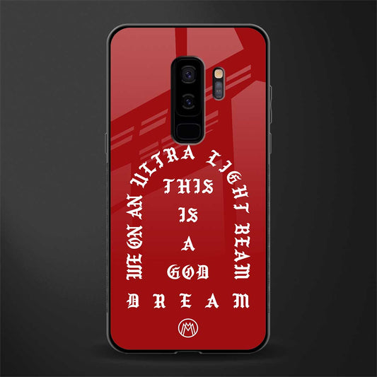 god dream glass case for samsung galaxy s9 plus image