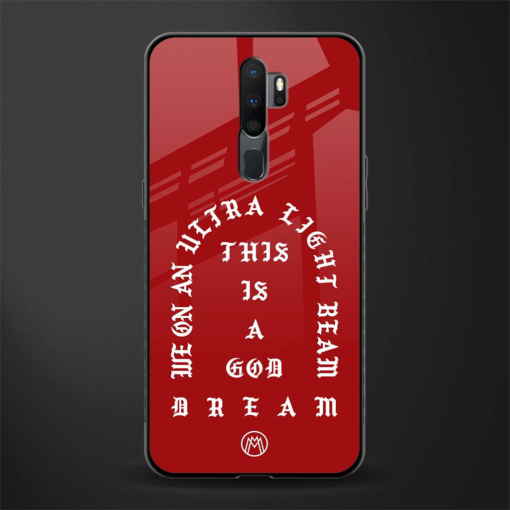 god dream glass case for oppo a9 2020 image