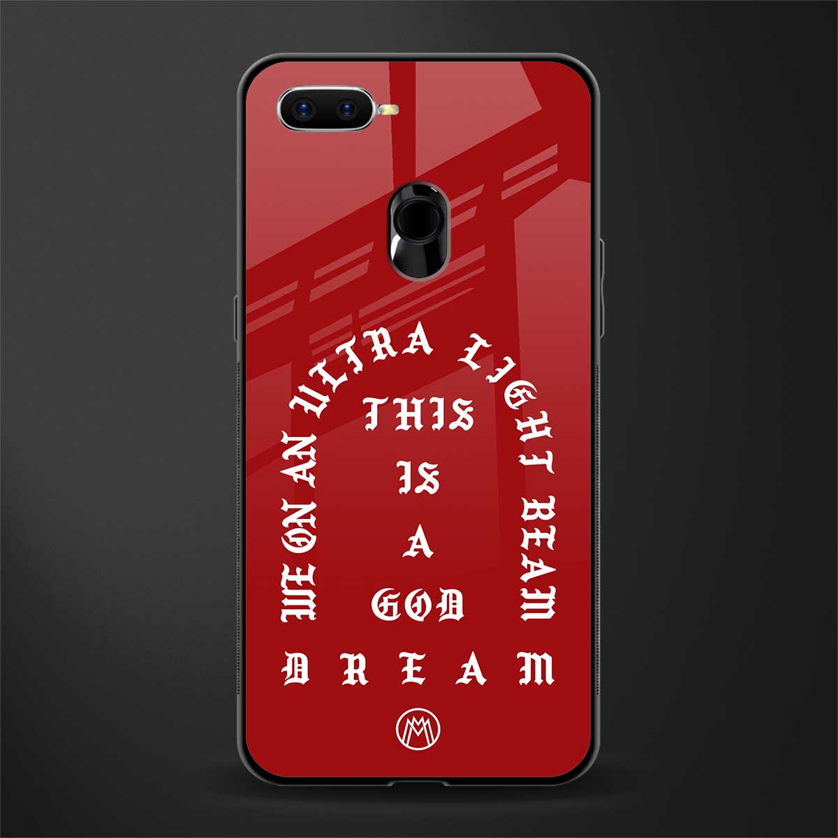god dream glass case for oppo a7 image