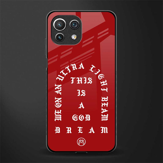 god dream glass case for mi 11 lite image