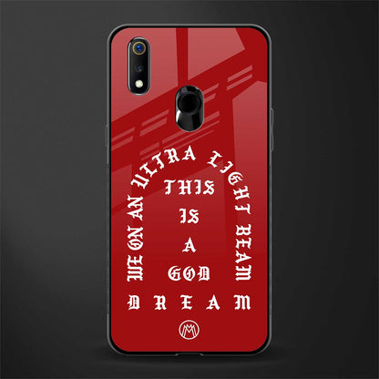 god dream glass case for realme 3 pro image