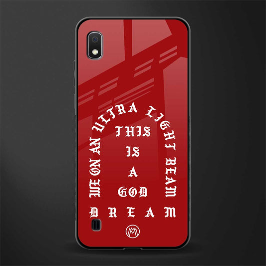 god dream glass case for samsung galaxy a10 image