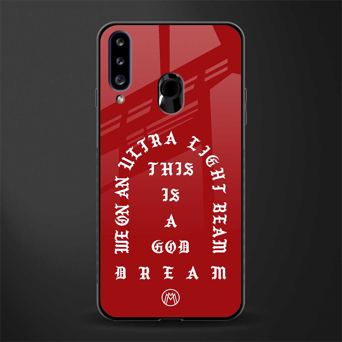 god dream glass case for samsung galaxy a20s image