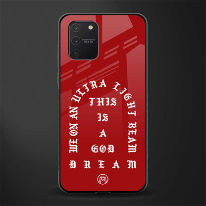 god dream glass case for samsung galaxy s10 lite image