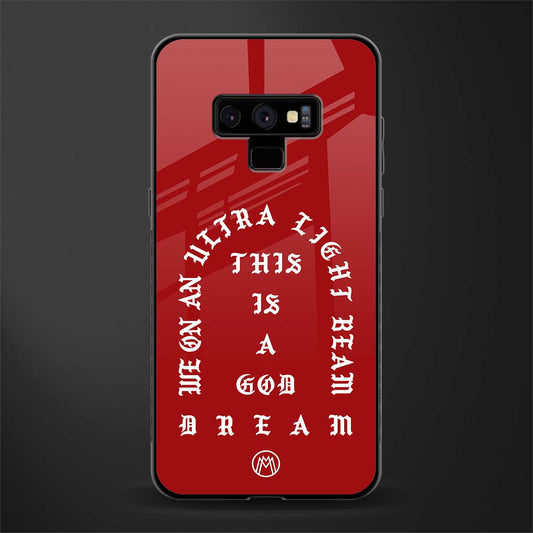 god dream glass case for samsung galaxy note 9 image