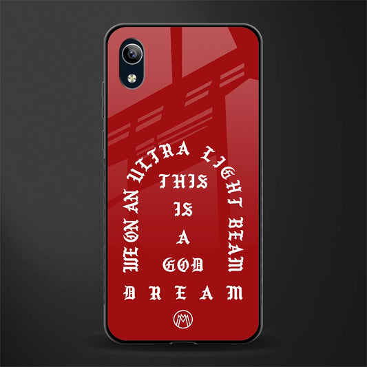 god dream glass case for vivo y1s without fingerprint image