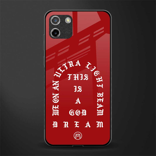 god dream glass case for realme c11 image