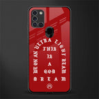 god dream glass case for samsung galaxy a21s image