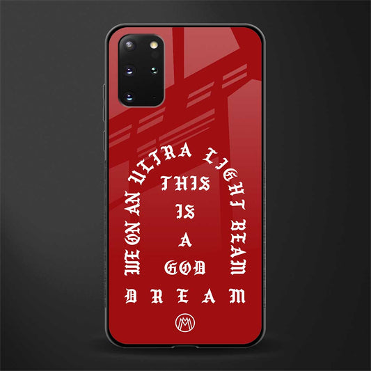 god dream glass case for samsung galaxy s20 plus image