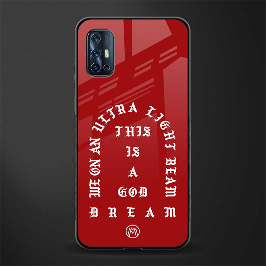 god dream glass case for vivo v17 image