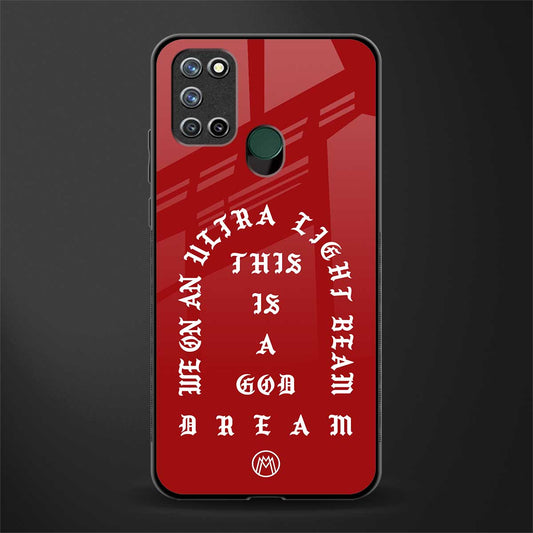 god dream glass case for realme 7i image