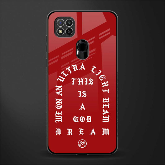 god dream glass case for redmi 9 image