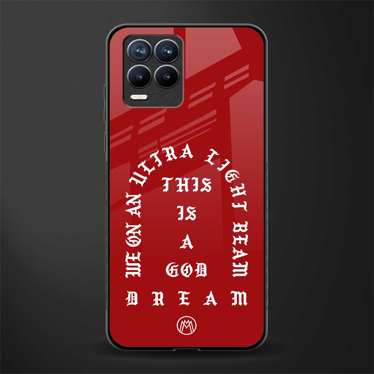 god dream glass case for realme 8 pro image