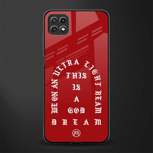 god dream glass case for samsung galaxy a22 5g image