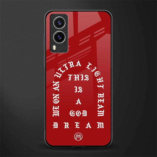 god dream glass case for vivo v21e 5g image