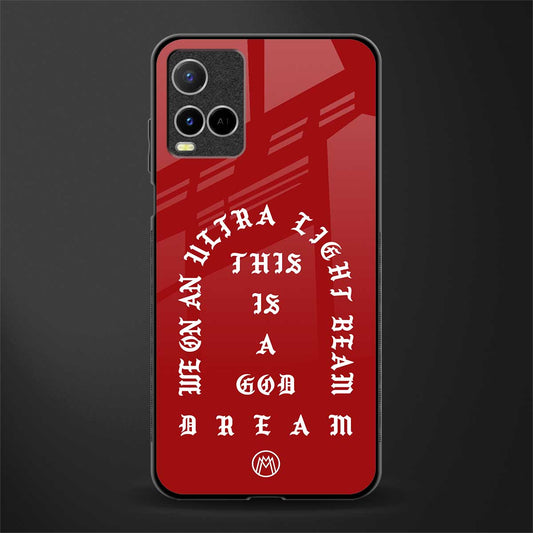 god dream glass case for vivo y33s vivo y33t image